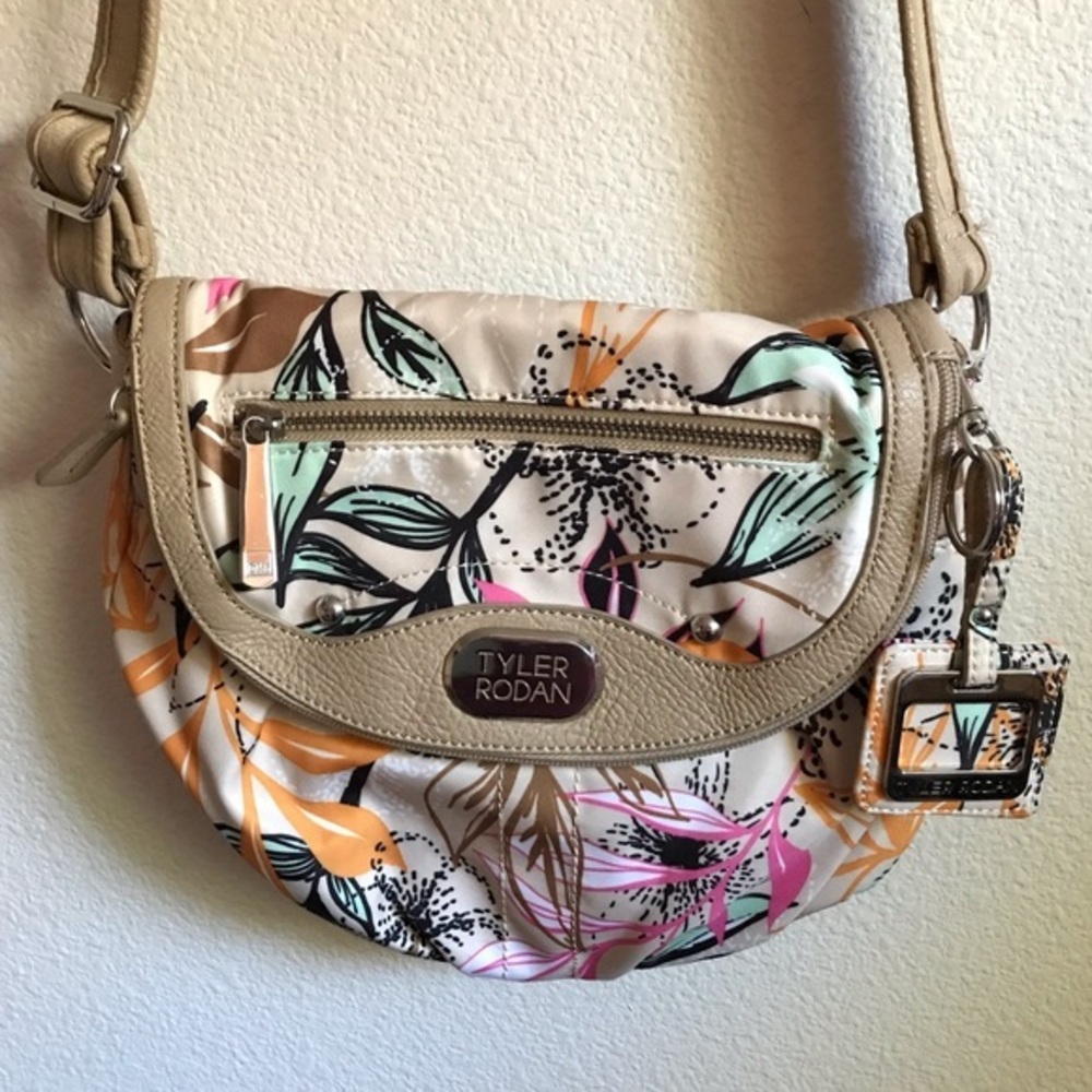 TYLER RODAN || Tropical Patterned Shoulder Bag ✨ - Picture 2 of 8